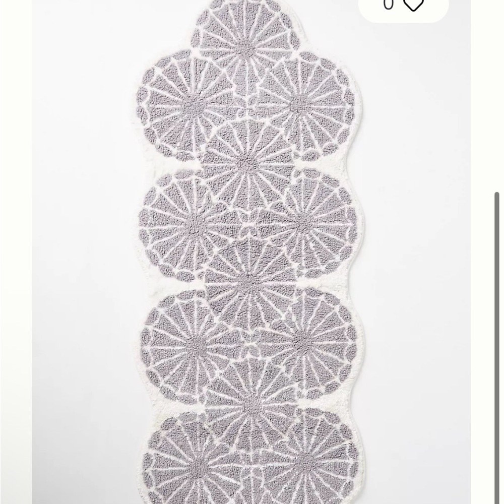Anthropologie bathroom Rug